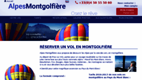 What Alpes-montgolfiere.fr website looked like in 2017 (6 years ago)