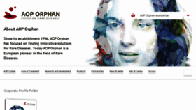 What Aoporphan.com website looked like in 2017 (6 years ago)