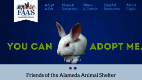 What Alamedaanimalshelter.org website looked like in 2017 (6 years ago)
