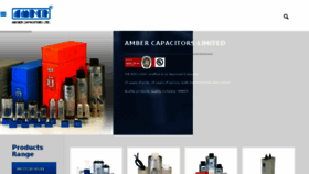 What Ambercaps.com website looked like in 2017 (6 years ago)