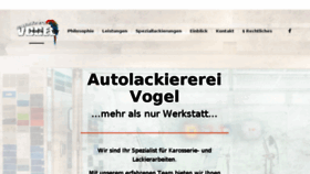 What Autolackiererei-vogel.de website looked like in 2017 (6 years ago)
