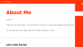 What Austinpri.me website looked like in 2017 (6 years ago)