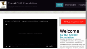 What Archiefoundationhome.org.uk website looked like in 2017 (6 years ago)