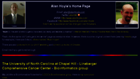 What Alanhoyle.com website looked like in 2017 (6 years ago)