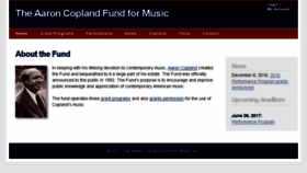 What Aaroncopland.com website looked like in 2017 (6 years ago)