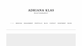 What Adrianaklas.com website looked like in 2017 (6 years ago)