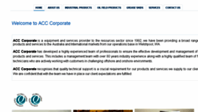What Acc-corporate.com website looked like in 2017 (6 years ago)