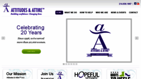 What Attitudesandattire.org website looked like in 2017 (6 years ago)
