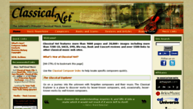 What Allclassical.net website looked like in 2017 (6 years ago)