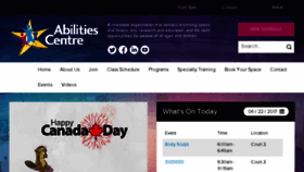 What Abilitiescentre.org website looked like in 2017 (6 years ago)