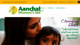 What Aanchal.org.uk website looked like in 2017 (6 years ago)