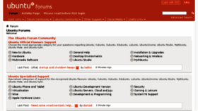 What Art.ubuntuforums.org website looked like in 2017 (6 years ago)