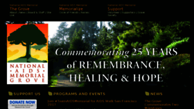 What Aidsmemorial.org website looked like in 2017 (6 years ago)
