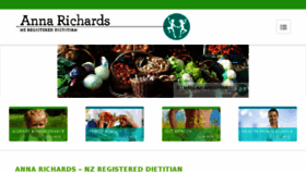 What Annarichards.co.nz website looked like in 2017 (6 years ago)