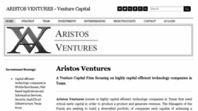 What Aristosventures.com website looked like in 2017 (6 years ago)