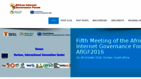 What Afigf.org website looked like in 2017 (6 years ago)