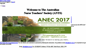 What Ants.org.au website looked like in 2017 (6 years ago)