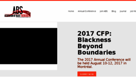 What Associationofblacksociologists.org website looked like in 2017 (6 years ago)