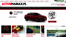 What Activemaniak.pl website looked like in 2017 (6 years ago)