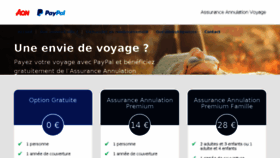 What Annulationvoyage.fr website looked like in 2017 (6 years ago)