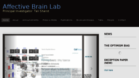 What Affectivebrain.com website looked like in 2017 (6 years ago)