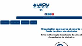 What Aleou.fr website looked like in 2017 (6 years ago)