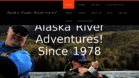 What Alaskariveradventures.com website looked like in 2017 (6 years ago)