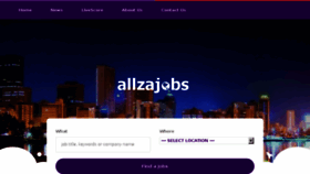 What Allzajobs.com website looked like in 2017 (6 years ago)