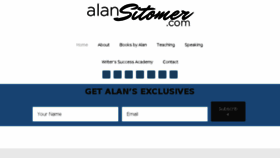 What Alansitomer.com website looked like in 2017 (6 years ago)