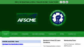What Afscme2960.org website looked like in 2017 (6 years ago)