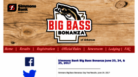 What Arkansasbigbass.com website looked like in 2017 (6 years ago)