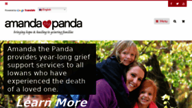 What Amandathepanda.org website looked like in 2017 (6 years ago)