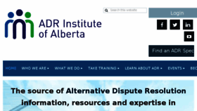 What Adralberta.com website looked like in 2017 (6 years ago)