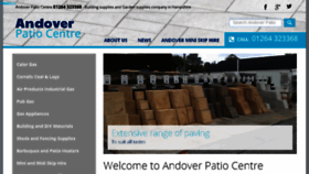 What Andoverpatio.co.uk website looked like in 2017 (6 years ago)