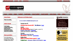 What Allwalessport.co.uk website looked like in 2017 (6 years ago)