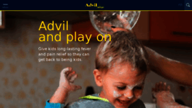 What Advil.ca website looked like in 2017 (6 years ago)