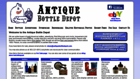 What Antiquebottledepot.com website looked like in 2017 (6 years ago)