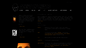 What Agentofchaos.com website looked like in 2017 (6 years ago)