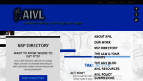 What Aivl.org.au website looked like in 2017 (6 years ago)