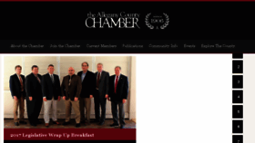 What Alleganycountychamber.com website looked like in 2017 (6 years ago)