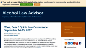 What Alcohollawadvisor.com website looked like in 2017 (6 years ago)
