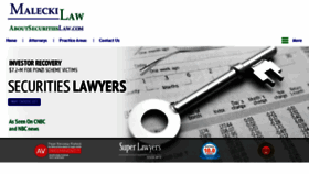 What Aboutsecuritieslaw.com website looked like in 2017 (6 years ago)