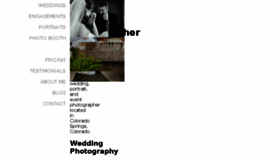 What Amandalambphoto.com website looked like in 2017 (7 years ago)