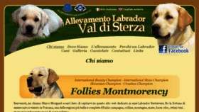 What Allevamentolabrador.com website looked like in 2017 (6 years ago)