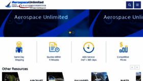 What Aerospaceunlimited.com website looked like in 2017 (6 years ago)