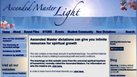 What Ascendedmasterlight.com website looked like in 2017 (6 years ago)