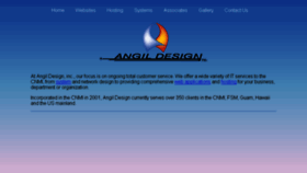 What Angildesign.com website looked like in 2017 (6 years ago)