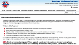 What Americanmushroom.org website looked like in 2017 (6 years ago)