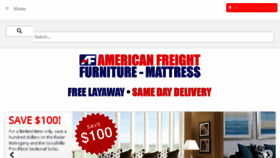 What Americanfreight.us website looked like in 2017 (6 years ago)