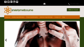 What Anxietymelbourne.com.au website looked like in 2017 (6 years ago)